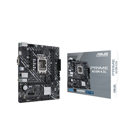 ASUS MB PRIME H610M-K D4 Intel H610;LGA 1700 2xDDR4, VGA, HDMI, micro ATX