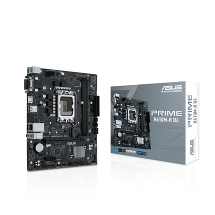 ASUS MB PRIME H610M-R D4-SI Intel H610;LGA1700 2xDDR4;m.2;VGA,DVI,HDMI;mATX