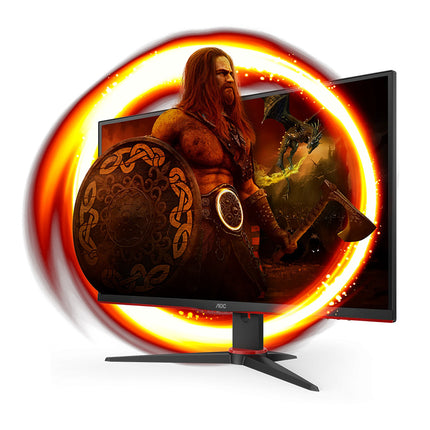 MONITOR AOC LED Q27G2E/BK Gaming 27". 2560 x 1440 QHD. 155 Hz VA. 3000:1 1 ms 2xHDMI. DP. 3godGAR. crno-bijeli