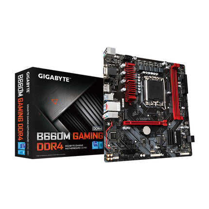 GIGABYTE MB B660M Gaming DDR4, LGA1700, 2xDDR4, M.2, 4xSATA 6xUSB, HDMI, DP, mATX