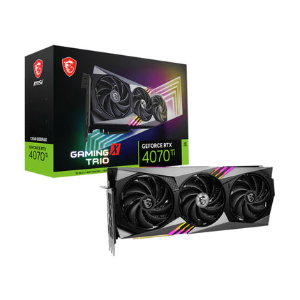 VGA MSI NVidia RTX 4070 Ti GAMING X TRIO 12G, 3xDP, 1xHDMI, CRRTX4070TIGAMINGXTRIO12G