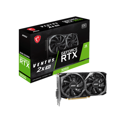 VGA MSI NVidia RTX 3050 VENTUS 2X XS 8G OC CRRTX3050VENTUS2XXS8GOC